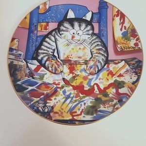 The Danbury Mint," Artist Cat" by B. Kliban